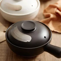 Elegance at the Table Küche & Esszimmer-Keramik-Suppentopf - Kochtopf für Gasherd