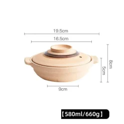 Elegance at the Table Küche & Esszimmer-Keramik-Suppentopf - Kochtopf für Gasherd