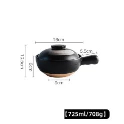 Elegance at the Table Küche & Esszimmer-Keramik-Suppentopf - Kochtopf für Gasherd