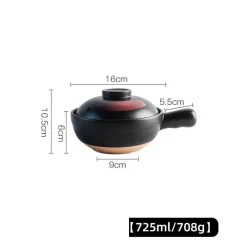 Elegance at the Table Küche & Esszimmer-Keramik-Suppentopf - Kochtopf für Gasherd