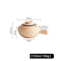 Elegance at the Table Küche & Esszimmer-Keramik-Suppentopf - Kochtopf für Gasherd