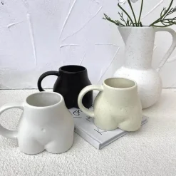 Plates u0026 More Küche & Esszimmer-Keramiktasse in reiner Farbe – personalisierte Kaffee-Trinkkunsttassen