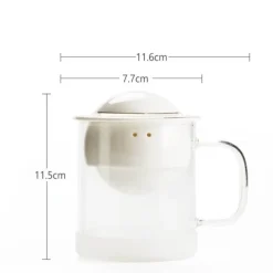 The Decor Haven Küche & Esszimmer-Keramik-Teekanne – Cosmic Orbit Design