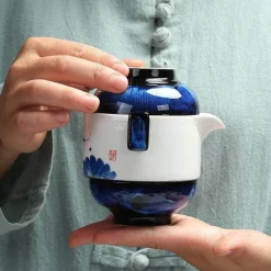 The Cozy Mug Küche & Esszimmer-Keramik-Teeservice – Elegante chinesische Teetassen