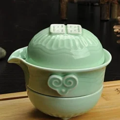 The Cozy Mug Küche & Esszimmer-Keramik-Teeservice – Elegante chinesische Teetassen