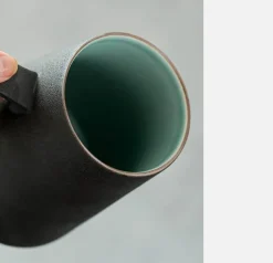 The Cozy Mug Küche & Esszimmer-Keramik-Teetassen mit Filter – Einzigartige Teesiebbecher