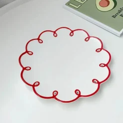 Tom Küche & Esszimmer-Keramikteller-Set – Küchengeschirr für Dessert, Kaffee, Tee