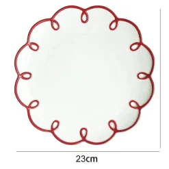 Tom Küche & Esszimmer-Keramikteller-Set – Küchengeschirr für Dessert, Kaffee, Tee