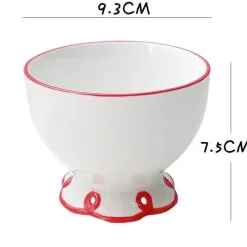 Tom Küche & Esszimmer-Keramikteller-Set – Küchengeschirr für Dessert, Kaffee, Tee