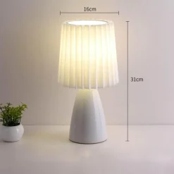 The Light Loft Beleuchtung-Keramik-Tischlampe – Elegante Wohndekor-Beleuchtung