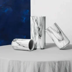Flourish Vases Wohndeko-Keramikvase in Marmoroptik