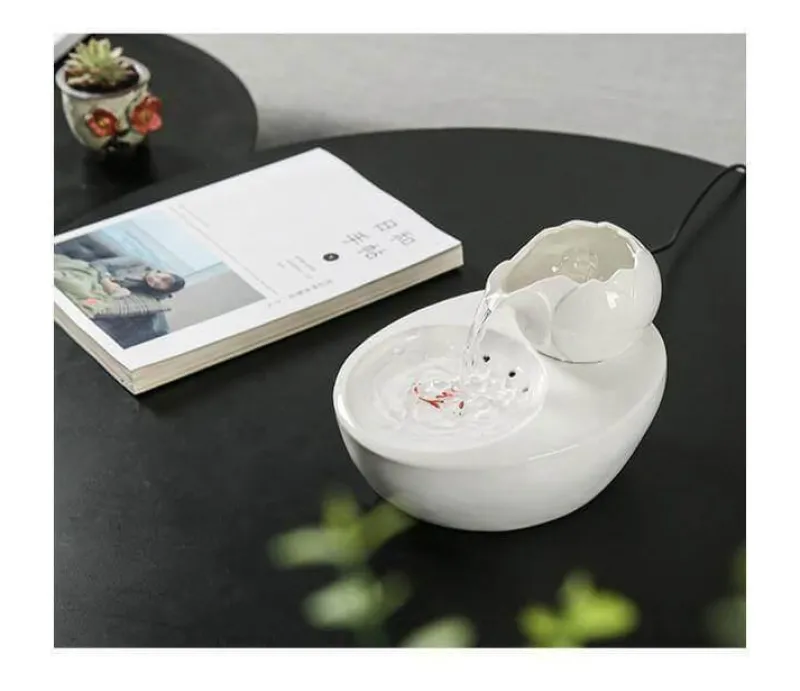 Decor Haustierzubehör-Keramik-Wasserspender für Katzen – Stilvoller Trinknapf für Haustiere