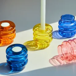 Lume u0026 Essence Wohndeko-Kerzenhalter Bruna – Elegantes Tischdekor für die Inneneinrichtung