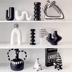 Lume u0026 Essence Wohndeko-Kerzenhalter Bruna – Elegantes Tischdekor für die Inneneinrichtung