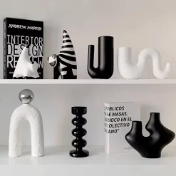 Lume u0026 Essence Wohndeko-Kerzenhalter Bruna – Elegantes Tischdekor für die Inneneinrichtung