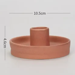 Lume u0026 Essence Wohndeko-Kerzenhalter Bruna – Elegantes Tischdekor für die Inneneinrichtung