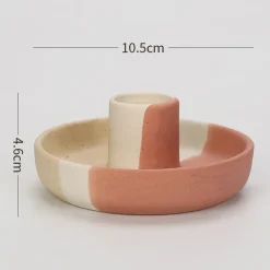 Lume u0026 Essence Wohndeko-Kerzenhalter Bruna – Elegantes Tischdekor für die Inneneinrichtung