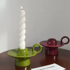 Lume u0026 Essence Wohndeko-Kerzenhalter Bruna – Elegantes Tischdekor für die Inneneinrichtung