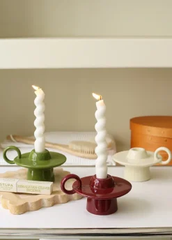 Lume u0026 Essence Wohndeko-Kerzenhalter Bruna – Elegantes Tischdekor für die Inneneinrichtung