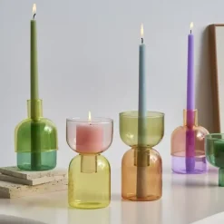 Lume u0026 Essence Wohndeko-Kerzenhalter Bruna – Elegantes Tischdekor für die Inneneinrichtung