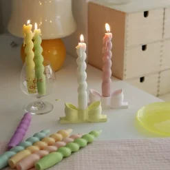 Lume u0026 Essence Wohndeko-Kerzenhalter Bruna – Elegantes Tischdekor für die Inneneinrichtung