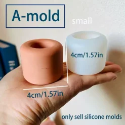 Lume u0026 Essence Wohndeko-Kerzenhalter Bruna – Elegantes Tischdekor für die Inneneinrichtung