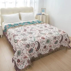 Wrap u0026 Relax Bettzeug-Kühlende Baumwolldecke - Moderne Sofa-/Bettdecke 200x230CM