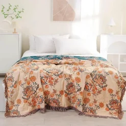 Wrap u0026 Relax Bettzeug-Kühlende Baumwolldecke - Moderne Sofa-/Bettdecke 200x230CM