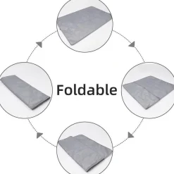 Furendo Haustierzubehör|Reinigungswerkzeuge Für Haustiere-Kühlmatte für Haustiere – Sommerkühlkissen für Hunde und Katzen