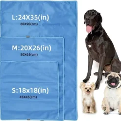 Furendo Haustierzubehör|Reinigungswerkzeuge Für Haustiere-Kühlmatte für Haustiere – Sommerkühlkissen für Hunde und Katzen