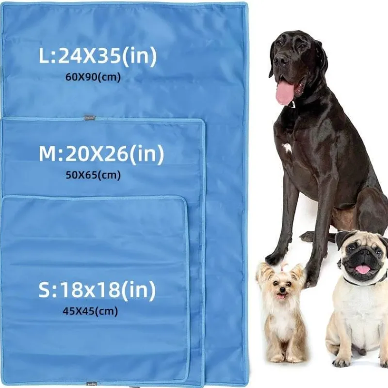 Furendo Haustierzubehör|Reinigungswerkzeuge Für Haustiere-Kühlmatte für Haustiere – Sommerkühlkissen für Hunde und Katzen