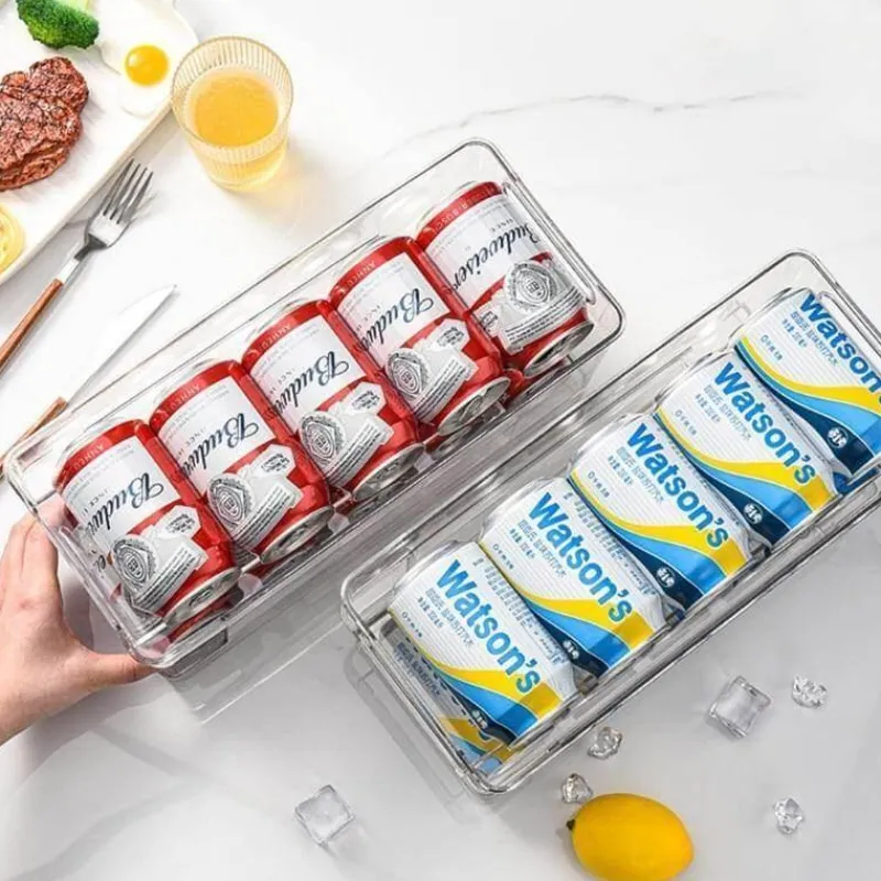 Space Savvy Küche & Esszimmer-Kühlschrank-Dosenspender - Aufbewahrungs-Organizer für Dosen