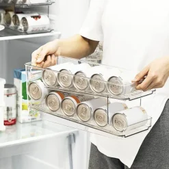 Space Savvy Küche & Esszimmer-Kühlschrank-Dosenspender - Aufbewahrungs-Organizer für Dosen