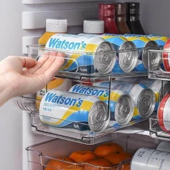 Space Savvy Küche & Esszimmer-Kühlschrank-Dosenspender - Aufbewahrungs-Organizer für Dosen