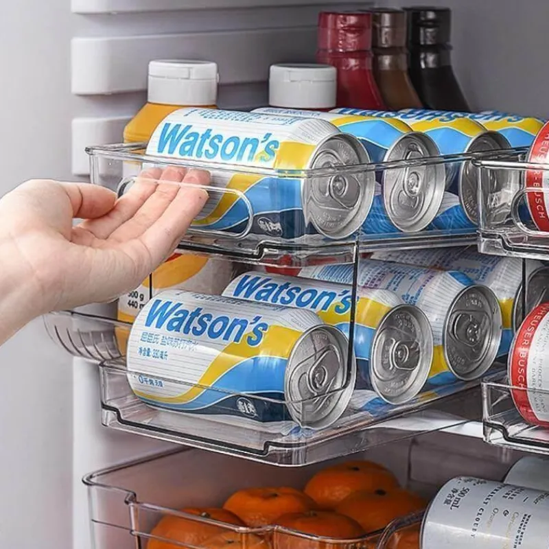 Space Savvy Küche & Esszimmer-Kühlschrank-Dosenspender - Aufbewahrungs-Organizer für Dosen