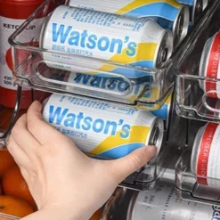 Space Savvy Küche & Esszimmer-Kühlschrank-Dosenspender - Aufbewahrungs-Organizer für Dosen