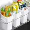 Space Savvy Küche & Esszimmer-Kühlschrank-Organizer – Aufbewahrungsbox für Lebensmittel an der Seitentür