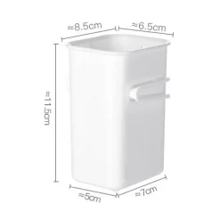 Space Savvy Küche & Esszimmer-Kühlschrank-Organizer – Aufbewahrungsbox für Lebensmittel an der Seitentür