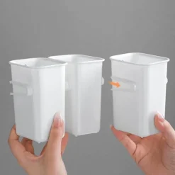 Space Savvy Küche & Esszimmer-Kühlschrank-Organizer – Aufbewahrungsbox für Lebensmittel an der Seitentür