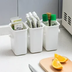 Space Savvy Küche & Esszimmer-Kühlschrank-Organizer – Aufbewahrungsbox für Lebensmittel an der Seitentür