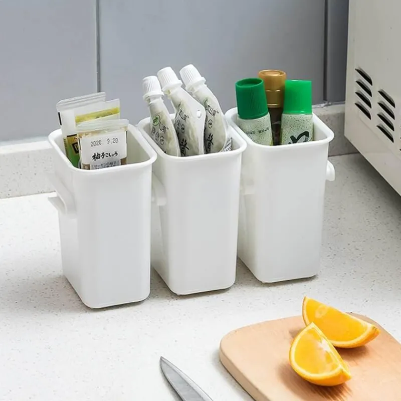 Space Savvy Küche & Esszimmer-Kühlschrank-Organizer – Aufbewahrungsbox für Lebensmittel an der Seitentür