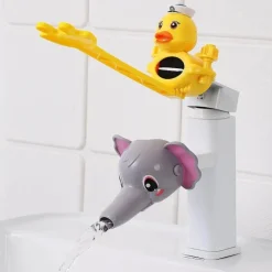 The Blissful Bath Badezimmer-Kids Faucet Extender - Splash Proof Cartoon Design