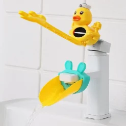 The Blissful Bath Badezimmer-Kids Faucet Extender - Splash Proof Cartoon Design
