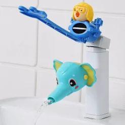 The Blissful Bath Badezimmer-Kids Faucet Extender - Splash Proof Cartoon Design