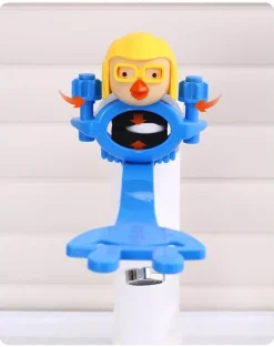 The Blissful Bath Badezimmer-Kids Faucet Extender - Splash Proof Cartoon Design