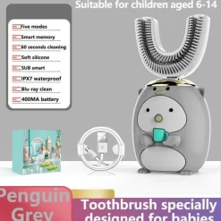 Aqua Essence Badezimmer-Kids Ultrasonic Toothbrush - Smart Silicone Dental Care for Children