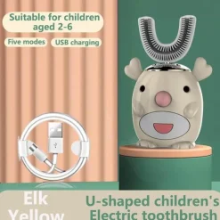 Aqua Essence Badezimmer-Kids Ultrasonic Toothbrush - Smart Silicone Dental Care for Children