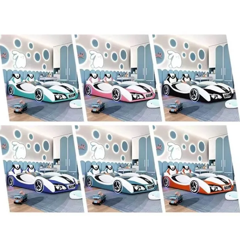 Kinder Cozy Living Kinderzimmermöbel|Möbel-Kinderbett mit Rennauto – Luxusbett für Jungen