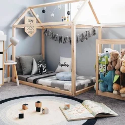 Kinder Cozy Living Kinderzimmermöbel|Möbel-Kinderbettgestell aus Holz - Dream House Design