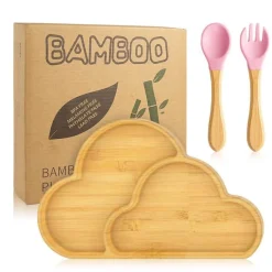 Elegance at the Table Küche & Esszimmer-Kinder-Cartoon-Essteller – lustiges Kindergeschirr